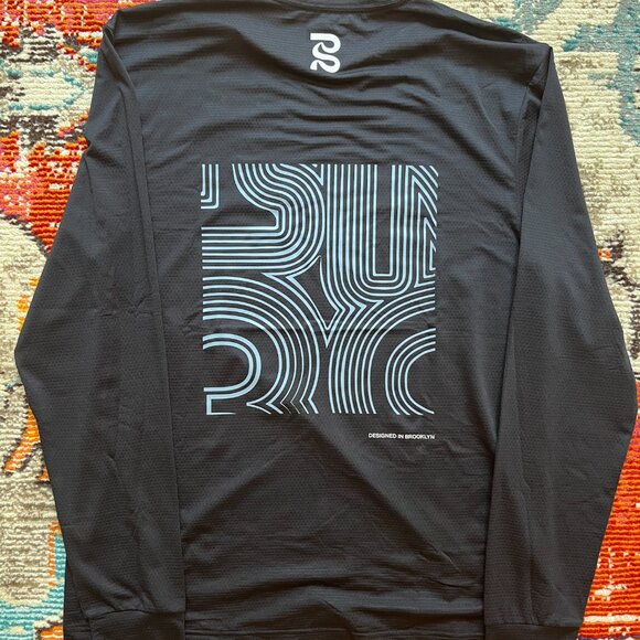 BANDIT RUNNING BLACK MICROMESH LONG SLEEVE UNISEX RUNNING SHIRT SIZE M - Picture 3 of 4